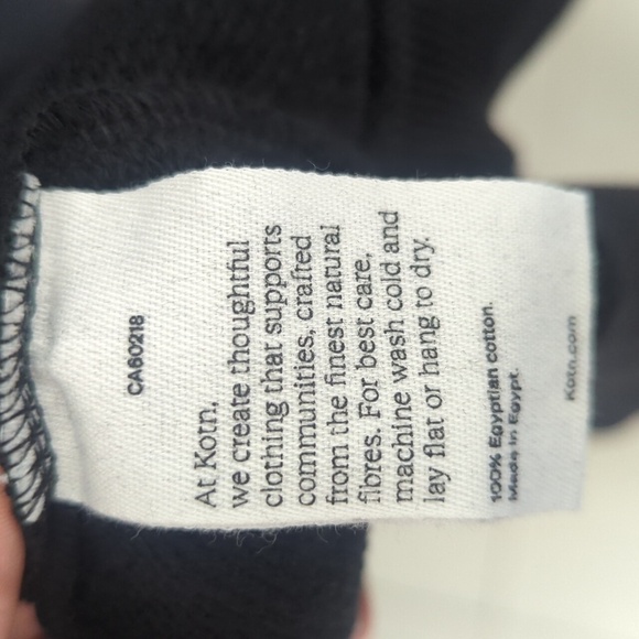 KOTN Men’s essential Oversized Black Egyptian Cotton sweatshirt - L NWT - Picture 6 of 8